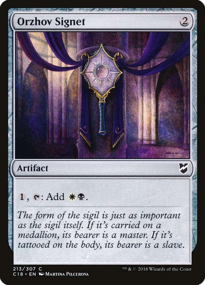 Image for Orzhov Signet (213) - Magic: The Gathering