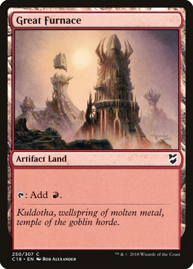 Image for Great Furnace (250) (C18) - Magic: The Gathering