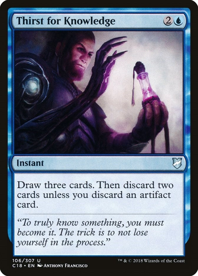 Image for Thirst for Knowledge (106) - Magic: The Gathering
