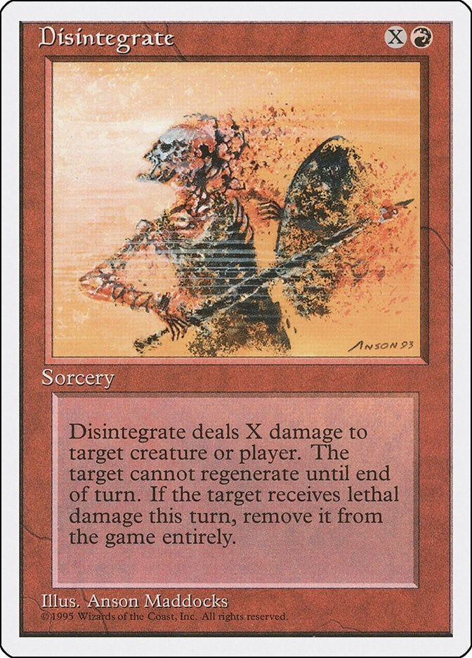 Image for Disintegrate (203) - Magic: The Gathering