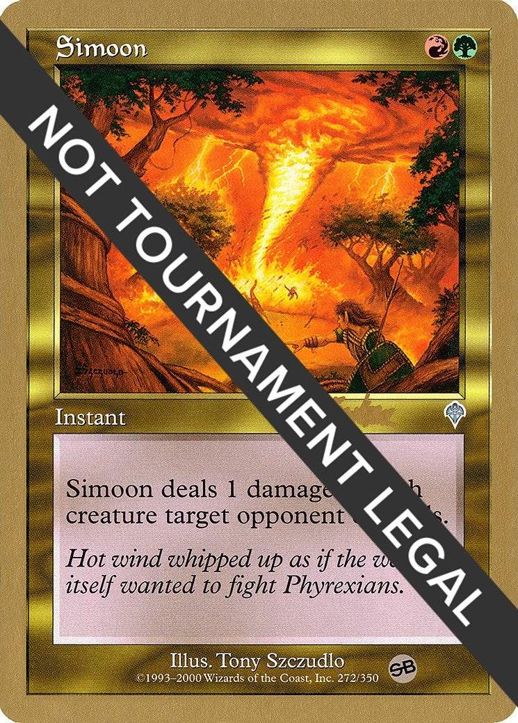Image for Simoon - 2002 Brian Kibler (INV) (SB) (WCD) - Magic: The Gathering