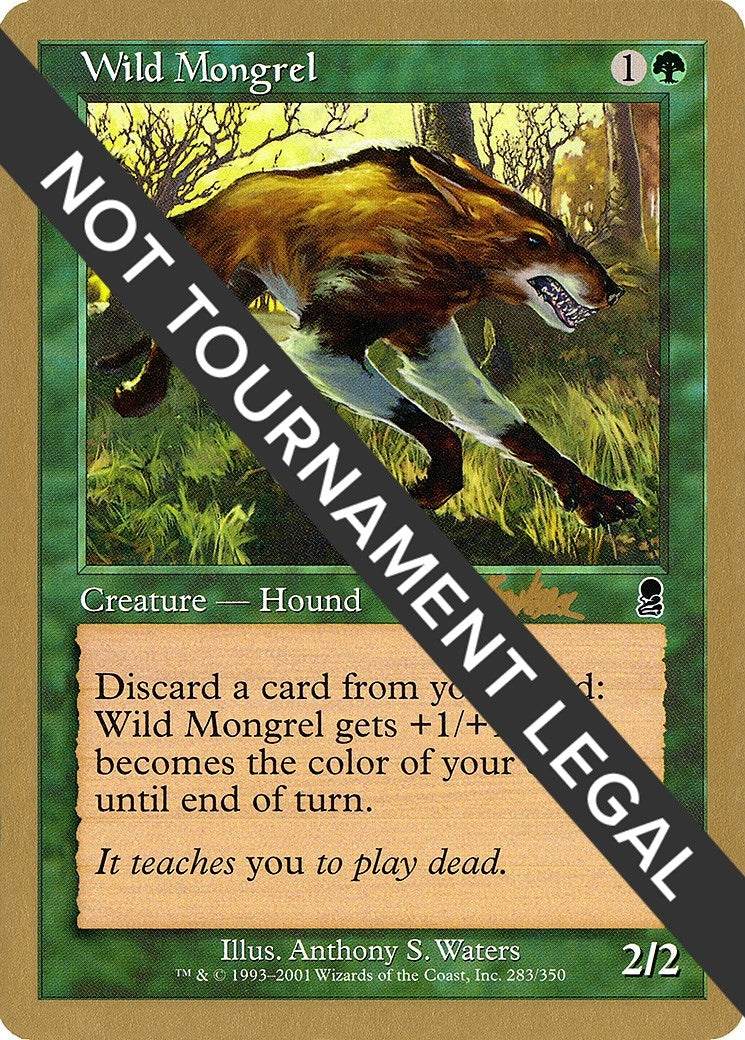 Image for Wild Mongrel - 2002 Brian Kibler (ODY) (WCD) - Magic: The Gathering