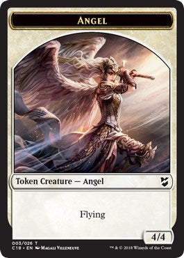 Image for Angel // Cat Double-Sided Token (3 // 5) (C18) - Magic: The Gathering