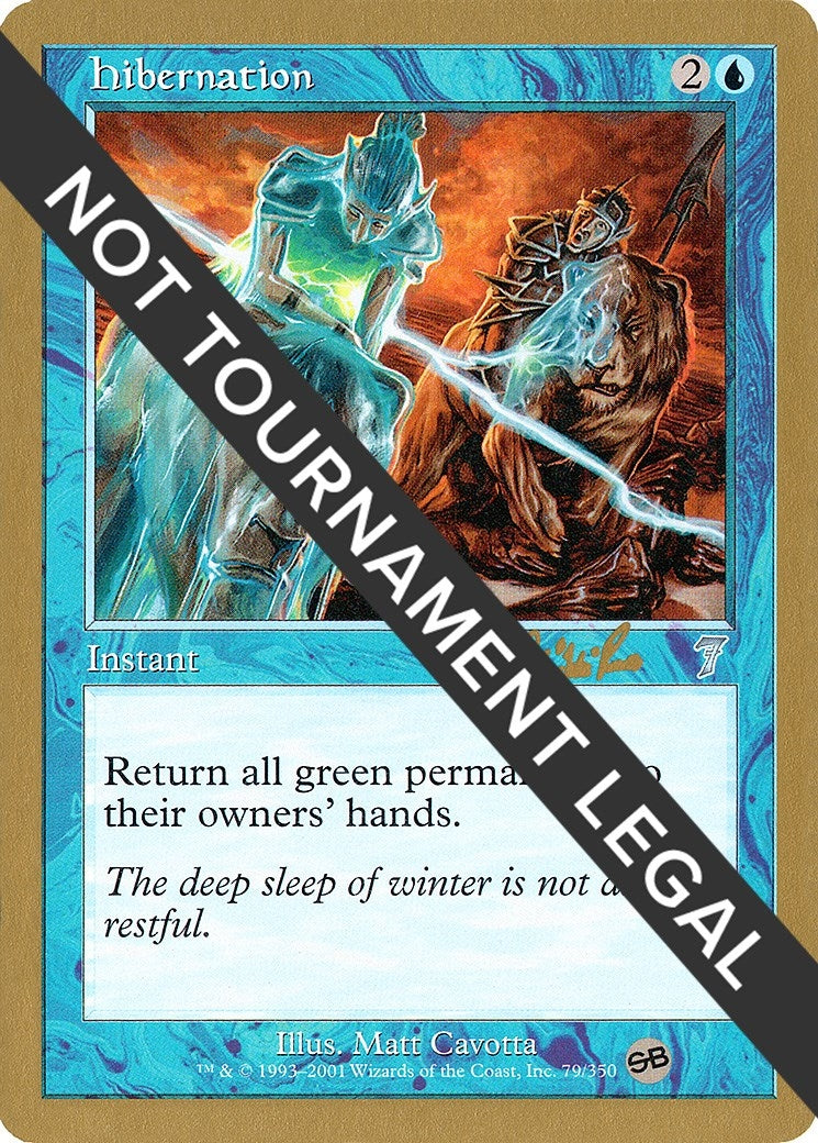 Image for Hibernation - 2002 Carlos Romao (7ED) (SB) - Magic: The Gathering