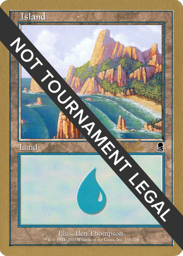 Image for Island (336) - 2002 Carlos Romao (ODY) (WCD) - Magic: The Gathering