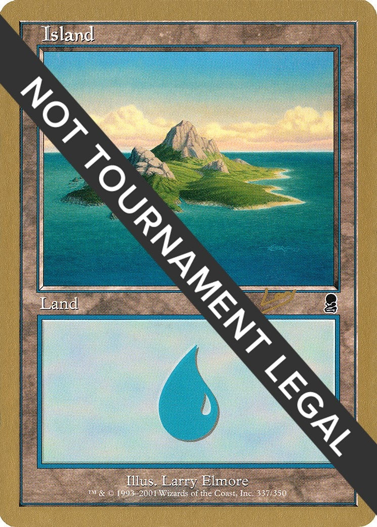 Image for Island (337) - 2002 Raphael Levy (ODY) (WCD) - Magic: The Gathering