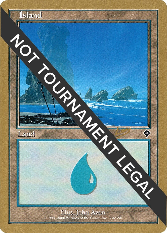 Image for Island (336) - 2002 Raphael Levy (INV) - Magic: The Gathering