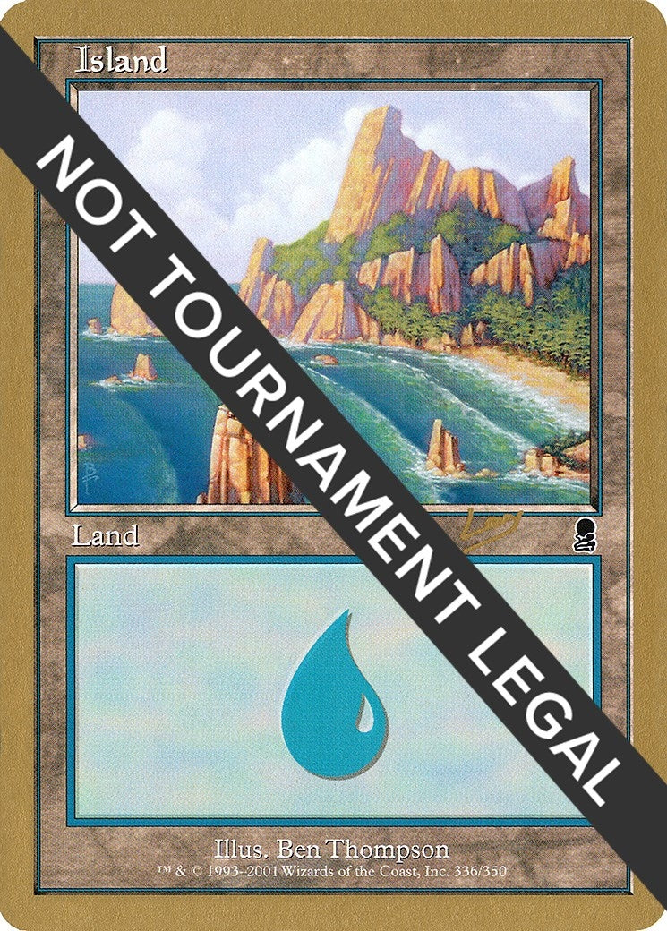 Image for Island (336) - 2002 Raphael Levy (ODY) - Magic: The Gathering