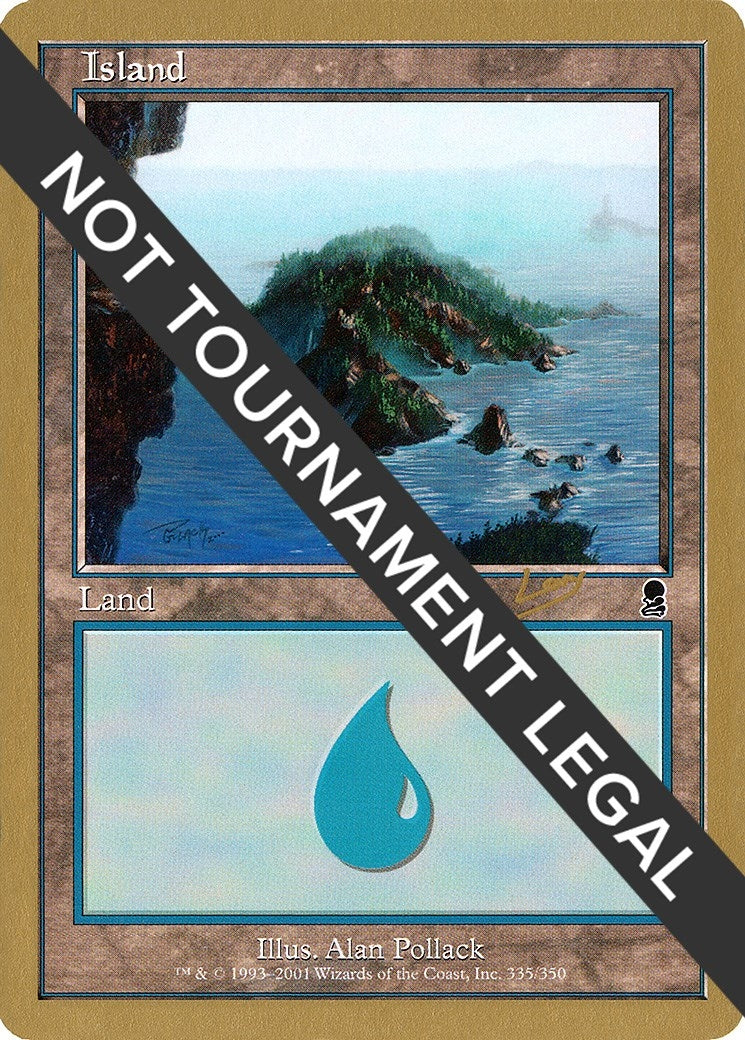 Image for Island (335) - 2002 Raphael Levy (ODY) (WCD) - Magic: The Gathering