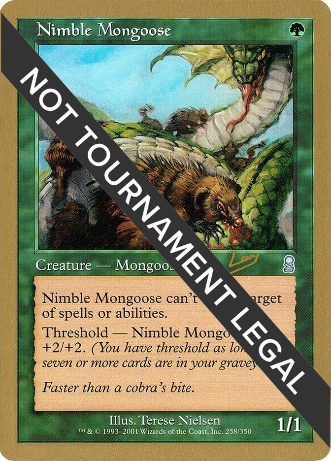 Image for Nimble Mongoose - 2002 Raphael Levy (ODY) (WCD) - Magic: The Gathering