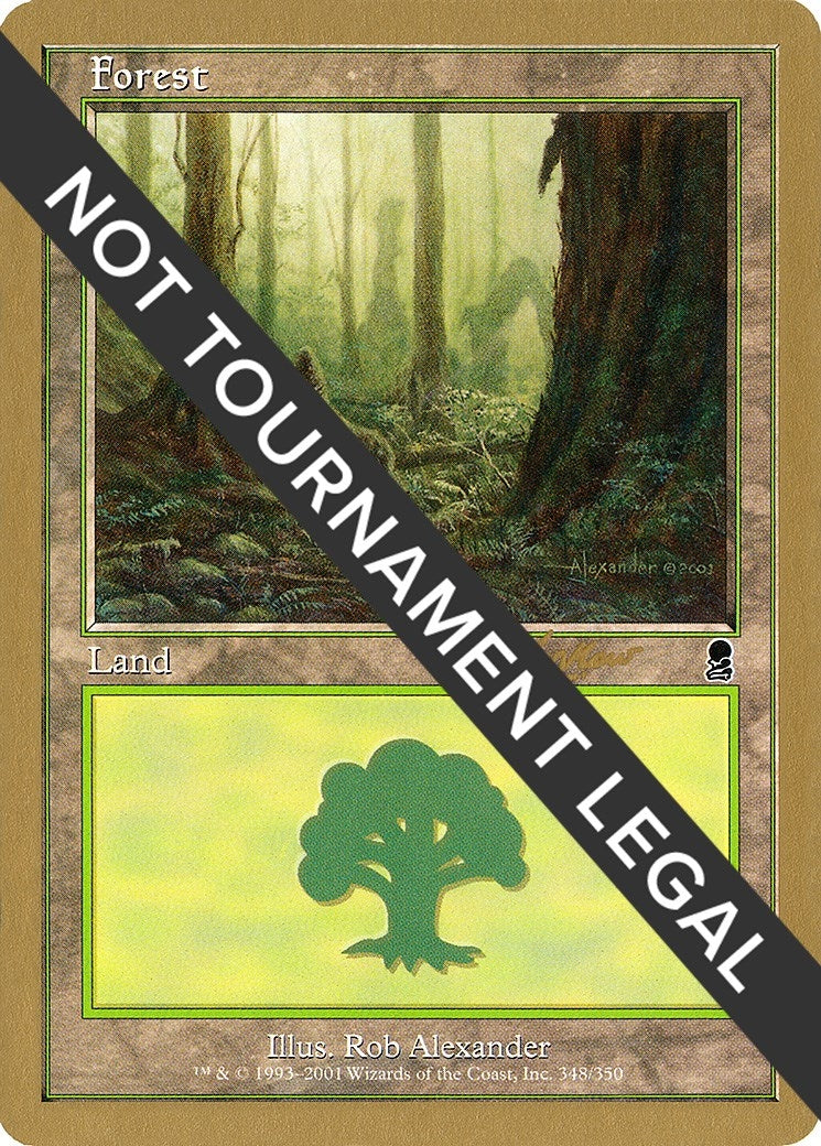 Image for Forest (348) - 2002 Sim Han How (ODY) (WCD) - Magic: The Gathering