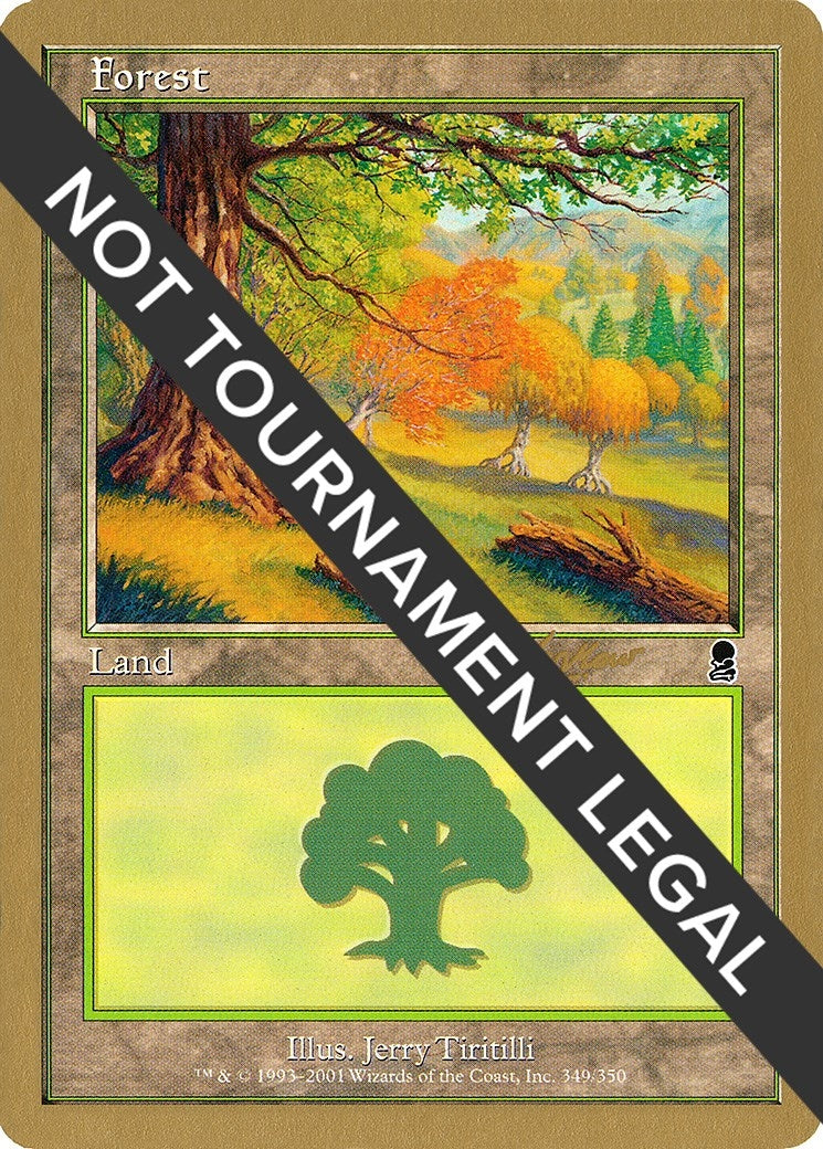 Image for Forest (349) - 2002 Sim Han How (ODY) (WCD) - Magic: The Gathering