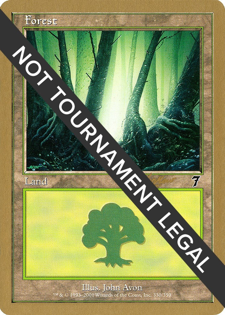 Image for Forest (330) - 2002 Sim Han How (7ED) - Magic: The Gathering