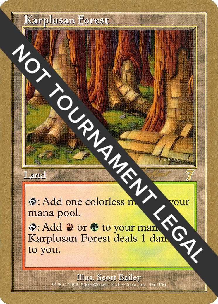 Image for Karplusan Forest - 2002 Sim Han How (7ED) - Magic: The Gathering