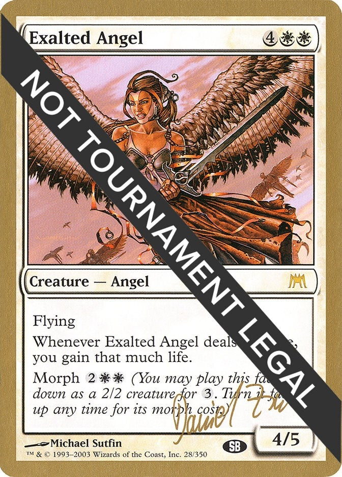 Image for Exalted Angel - 2003 Daniel Zink (ONS) (SB) (WCD) - Magic: The Gathering