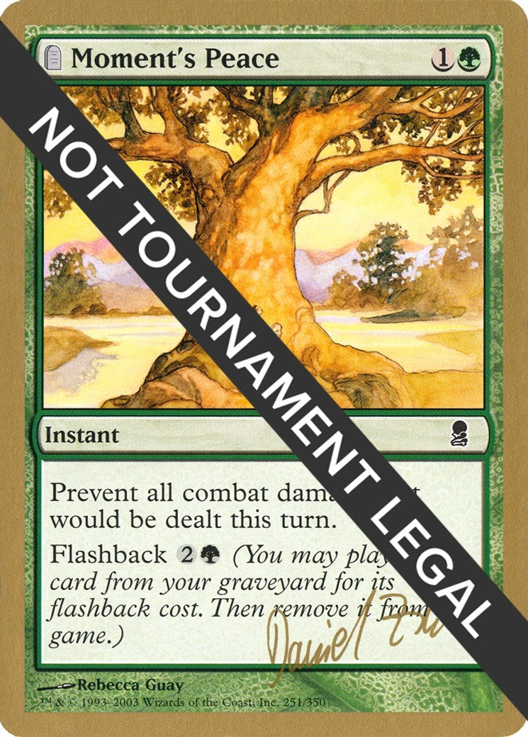 Image for Moment's Peace - 2003 Daniel Zink (ODY) - Magic: The Gathering