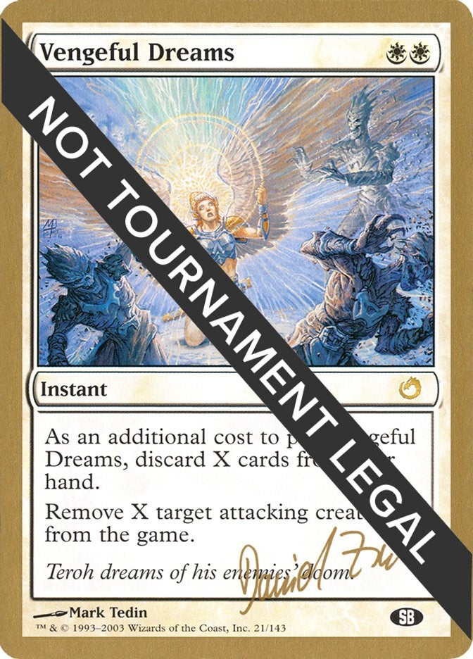 Image for Vengeful Dreams - 2003 Daniel Zink (TOR) (SB) (WCD) - Magic: The Gathering