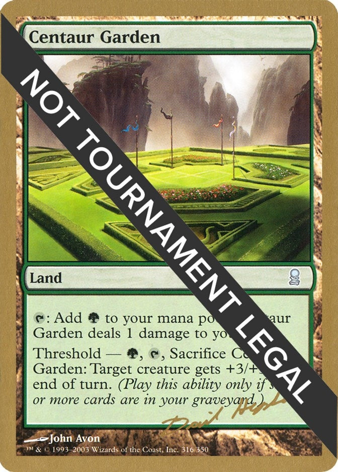 Image for Centaur Garden - 2003 Dave Humpherys (ODY) (WCD) - Magic: The Gathering