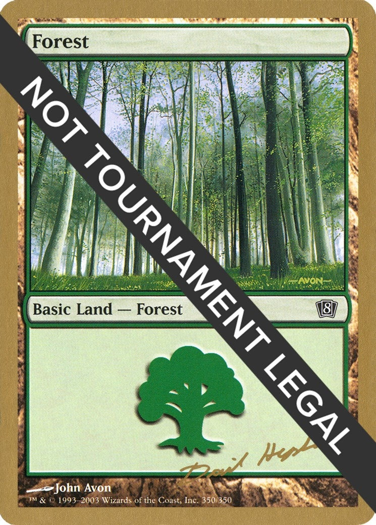 Image for Forest (350) - 2003 Dave Humpherys (8ED) - Magic: The Gathering