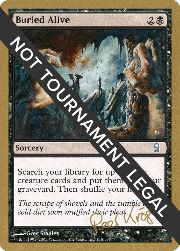 Image for Buried Alive - 2003 Peer Kroger (ODY) - Magic: The Gathering