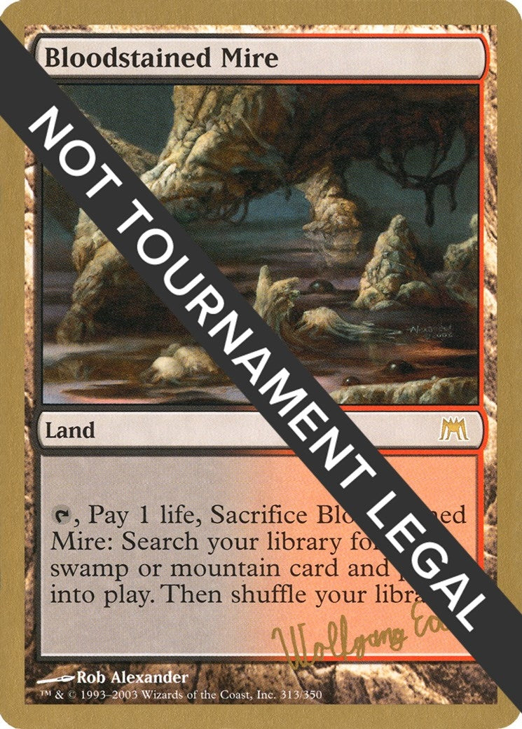 Image for Bloodstained Mire - 2003 Wolfgang Eder (ONS) - Magic: The Gathering