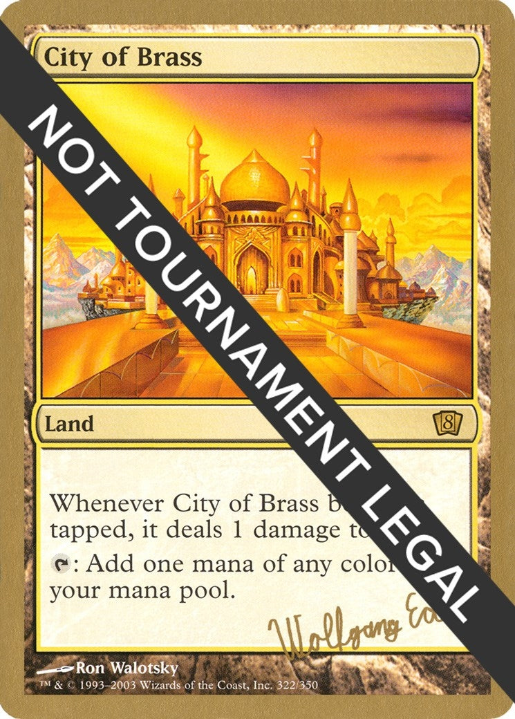 Image for City of Brass - 2003 Wolfgang Eder (8ED) - Magic: The Gathering