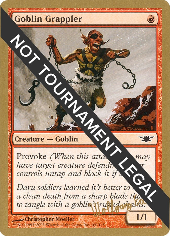 Image for Goblin Grappler - 2003 Wolfgang Eder (LGN) (WCD) - Magic: The Gathering