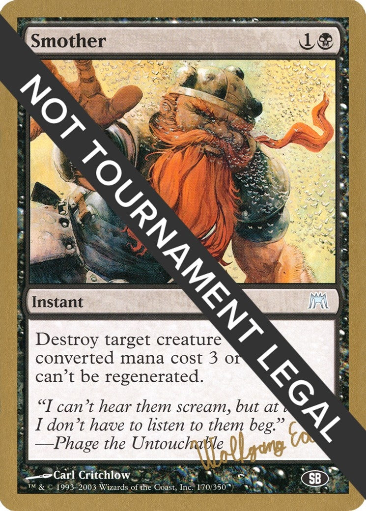 Image for Smother - 2003 Wolfgang Eder (ONS) (SB) (WCD) - Magic: The Gathering