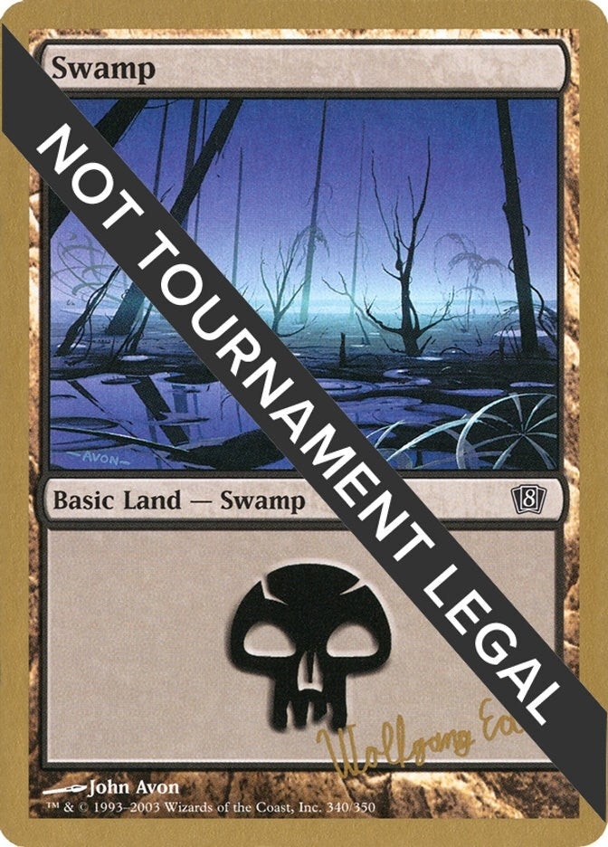 Image for Swamp (340) - 2003 Wolfgang Eder (8ED) (WCD) - Magic: The Gathering