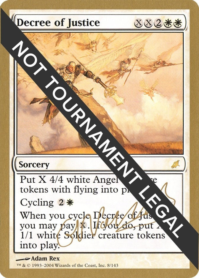 Image for Decree of Justice - 2004 Gabriel Nassif (SCG) (WCD) - Magic: The Gathering