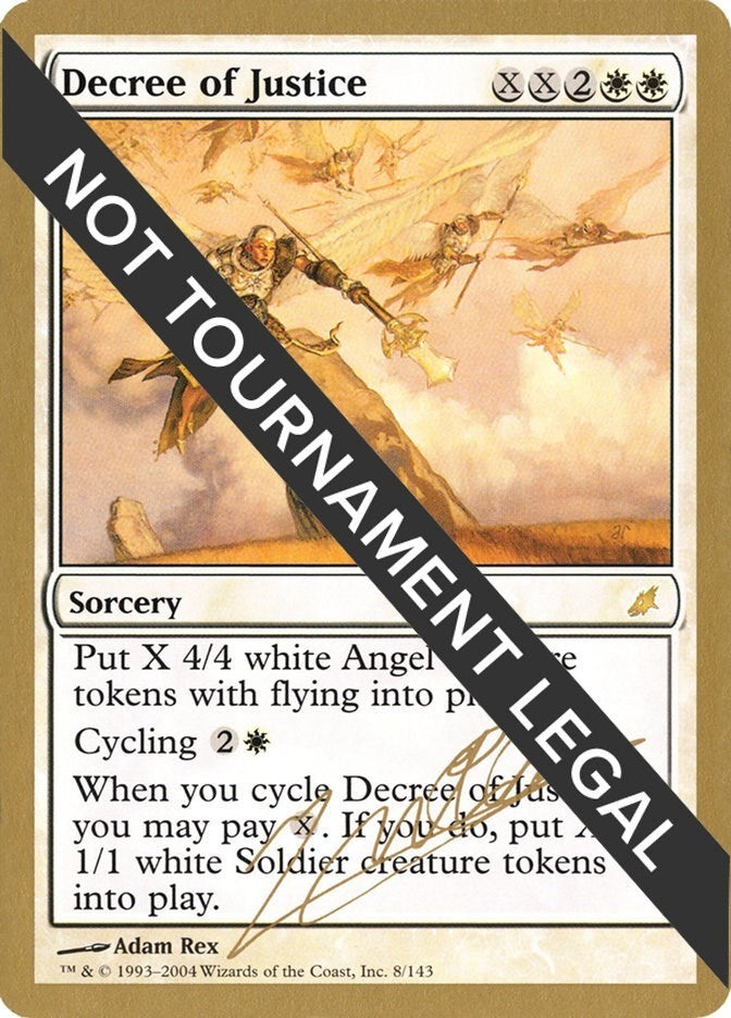 Image for Decree of Justice - 2004 Julien Nuijten (SCG) (WCD) - Magic: The Gathering