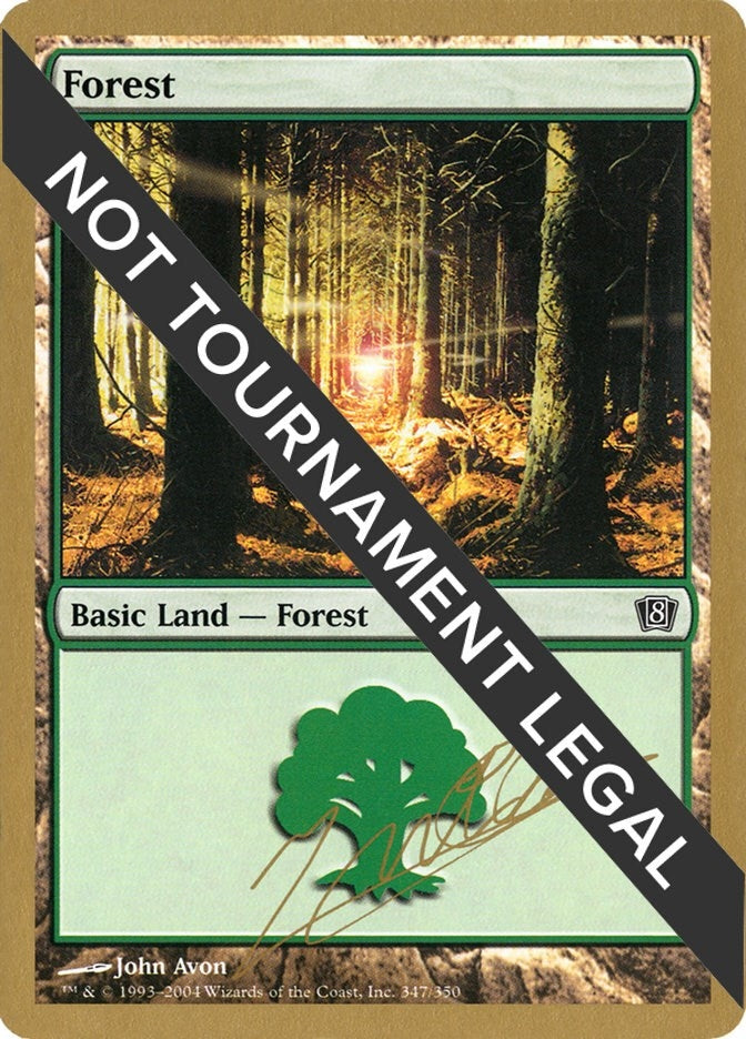 Image for Forest (347) - 2004 Julien Nuijten (8ED) - Magic: The Gathering