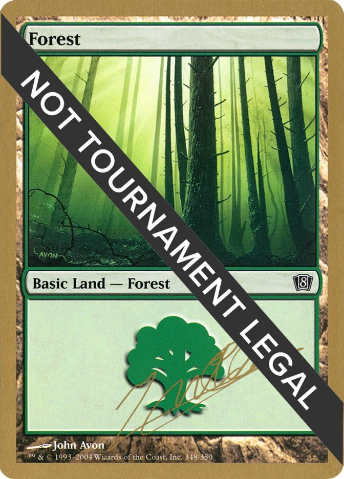 Image for Forest (348) - 2004 Julien Nuijten (8ED) (WCD) - Magic: The Gathering