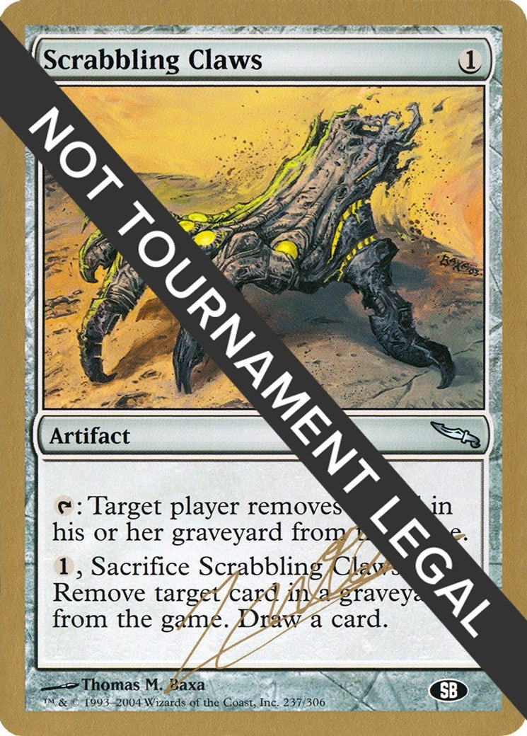 Image for Scrabbling Claws - 2004 Julien Nuijten (MRD) (SB) - Magic: The Gathering