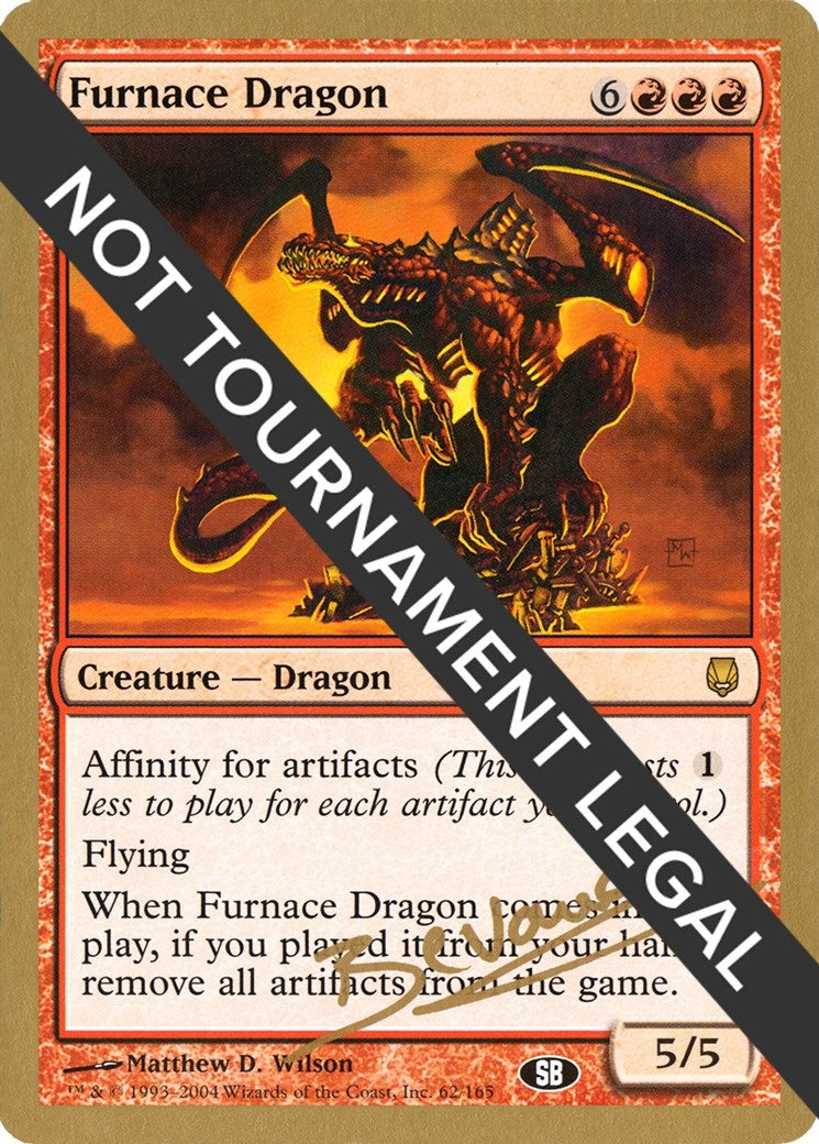 Image for Furnace Dragon - 2004 Manuel Bevand (DST) (SB) (WCD) - Magic: The Gathering