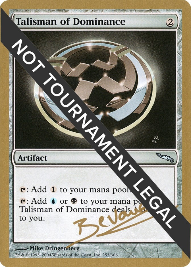 Image for Talisman of Dominance - 2004 Manuel Bevand (MRD) - Magic: The Gathering