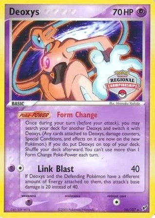 Image for Deoxys - 16/107 (Regional Championships) (016/107) (PR) - Pokemon