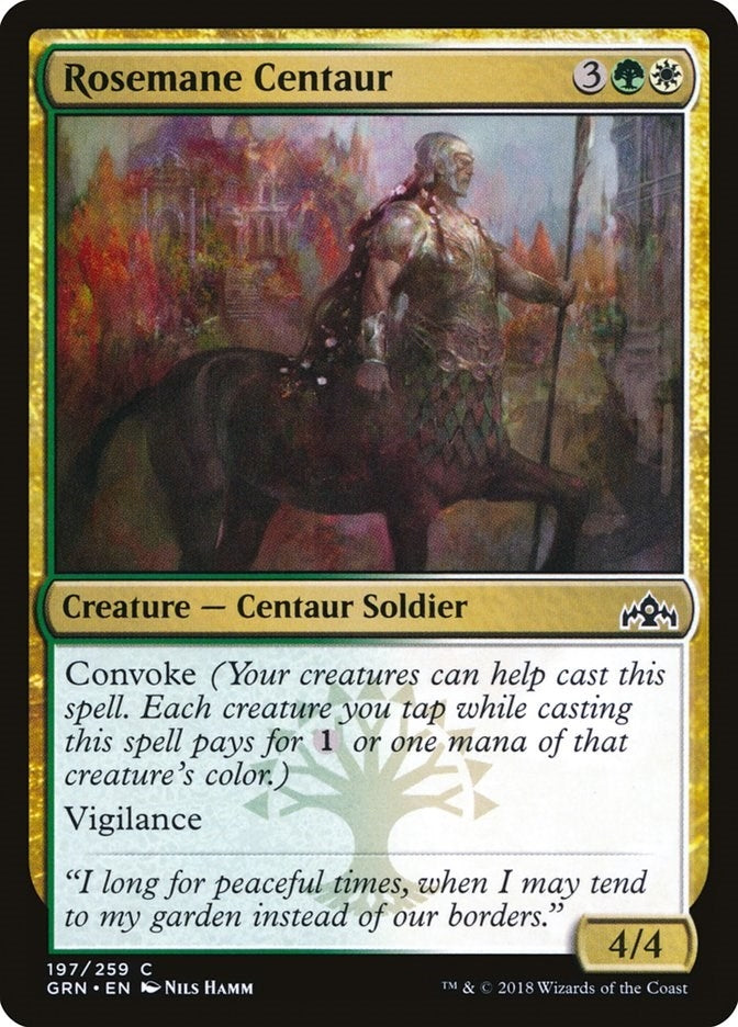 Image for Rosemane Centaur (197) (GRN) - Magic: The Gathering