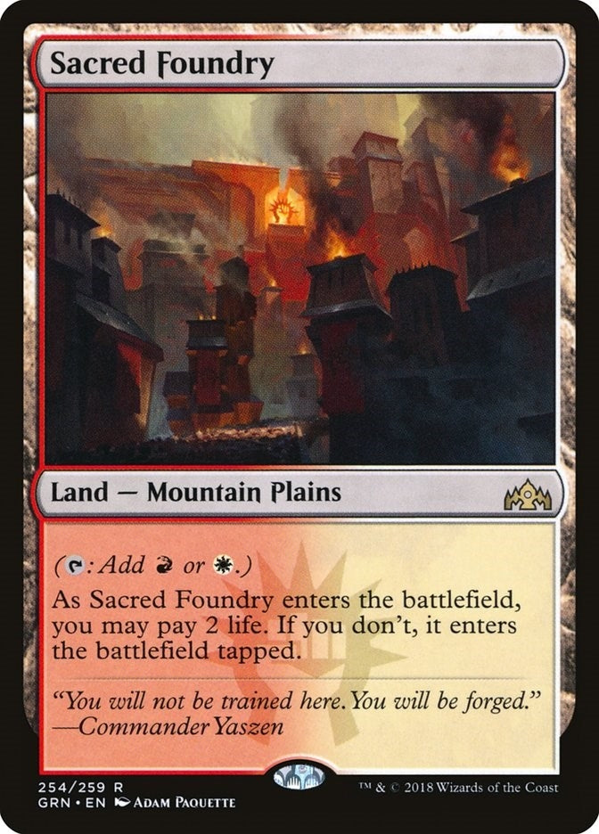 Image for Sacred Foundry (254) (GRN) - Magic: The Gathering