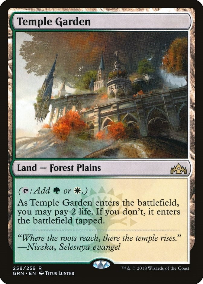 Image for Temple Garden (258) (GRN) - Magic: The Gathering