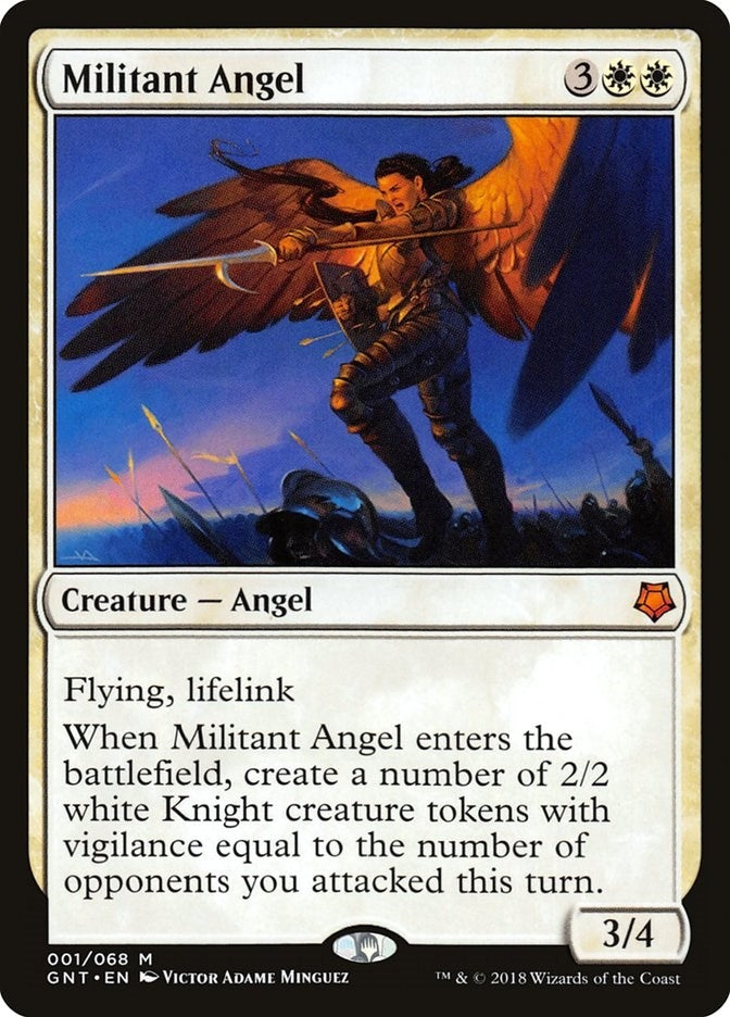 Image for Militant Angel (1) - Magic: The Gathering