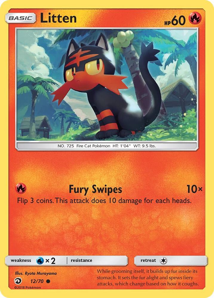 Image for Litten (12/70) (DRM) - Pokemon