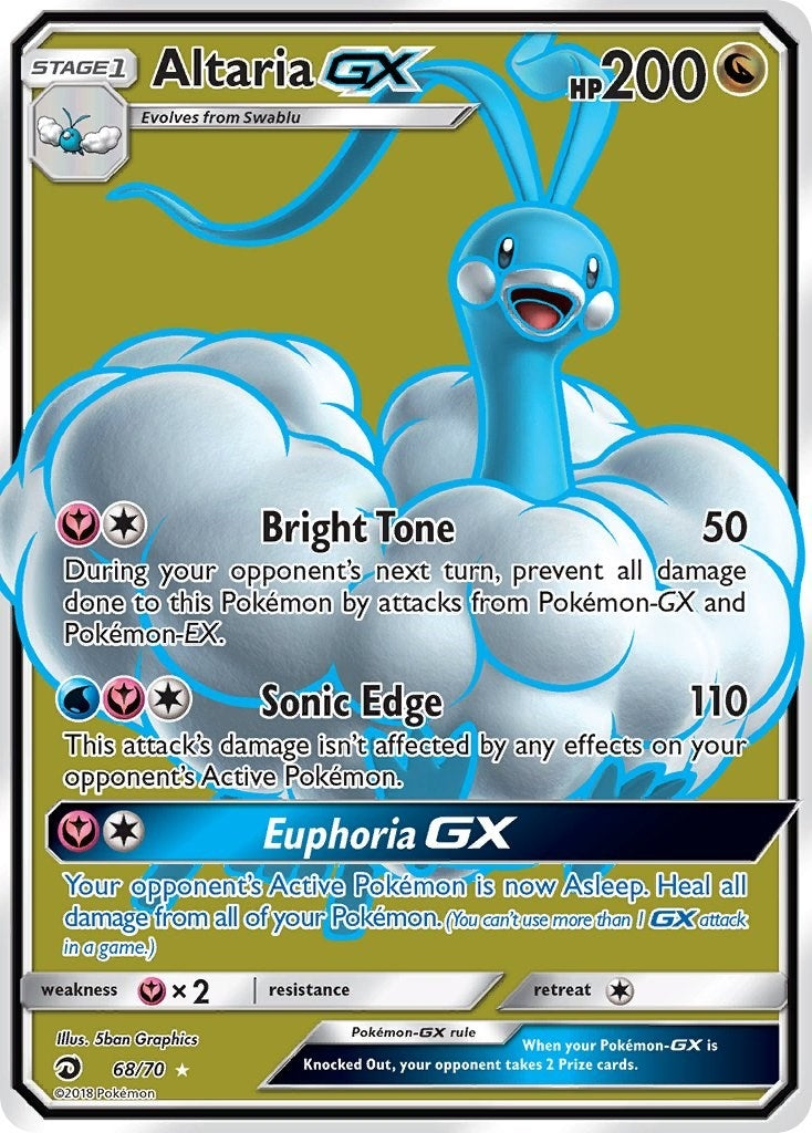 Image for Altaria GX (Full Art) (68/70) (DRM) - Pokemon