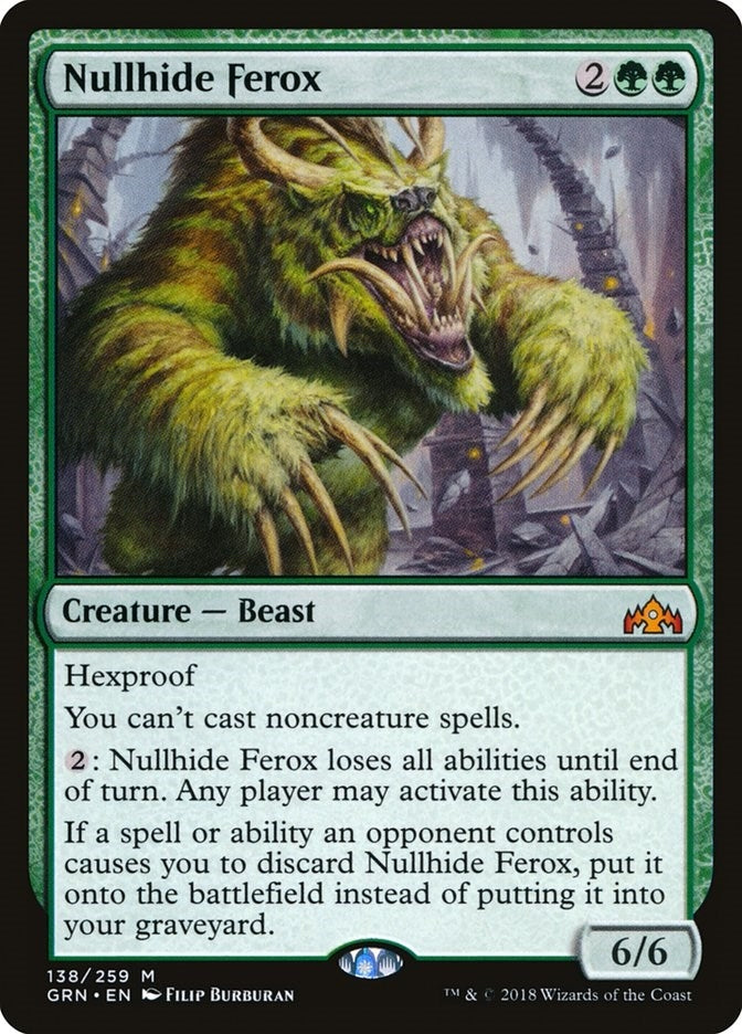 Image for Nullhide Ferox (138) (GRN) - Magic: The Gathering