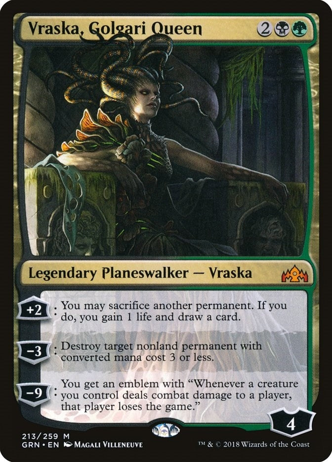 Image for Vraska, Golgari Queen (213) - Magic: The Gathering