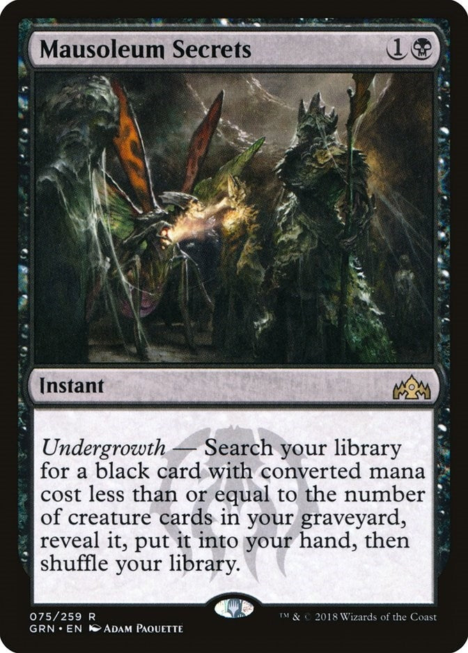 Image for Mausoleum Secrets (75) - Magic: The Gathering