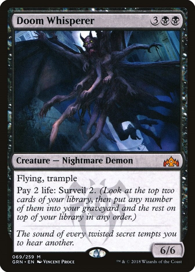 Image for Doom Whisperer (69) (GRN) - Magic: The Gathering