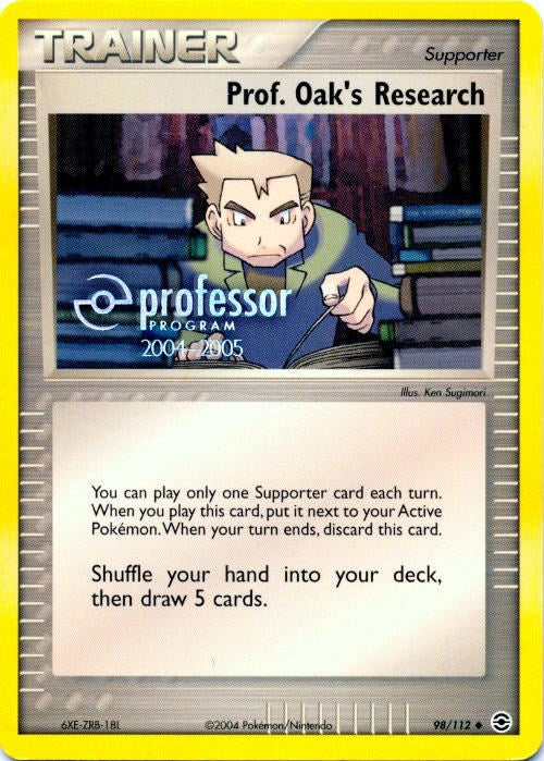 Image for Prof. Oak's Research (2004-2005) (98/112) (PPP) - Pokemon
