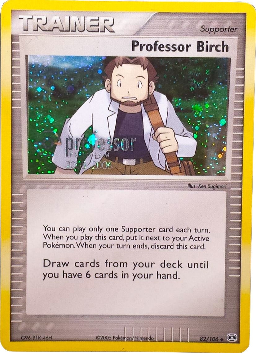 Image for Professor Birch (2006) (82/106) (PPP) - Pokemon