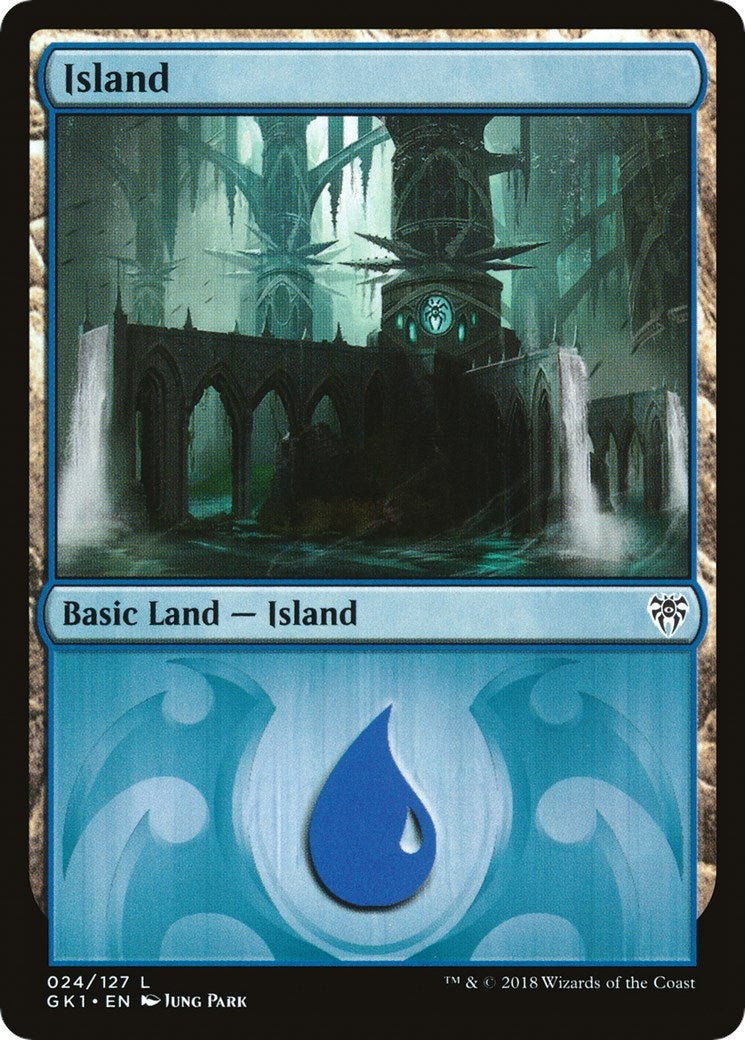 Image for Island (024) (24) (GR1) - Magic: The Gathering